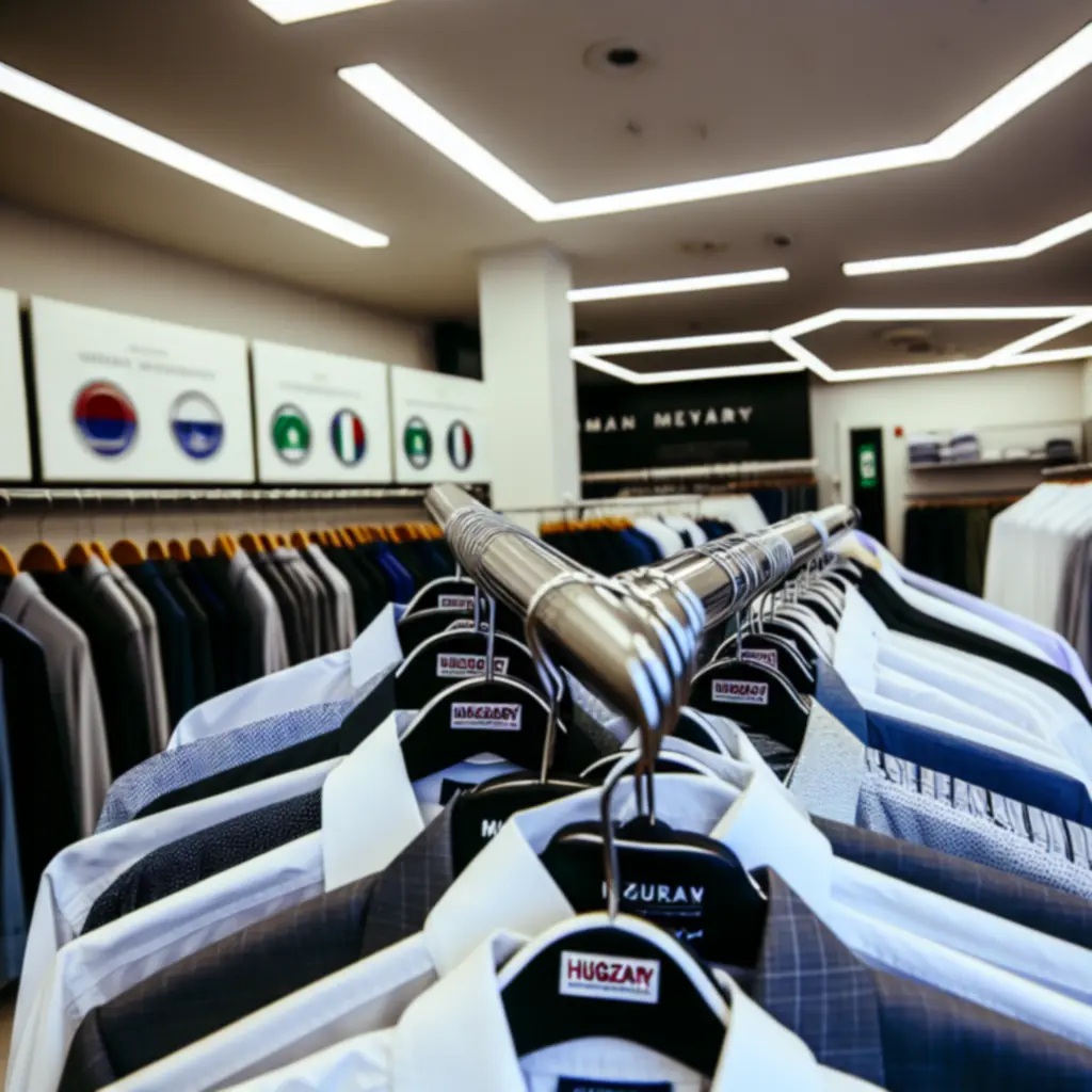 Elkényeztetett, tökéletes állapotú ruhadarabok galériája a tisztítóban.