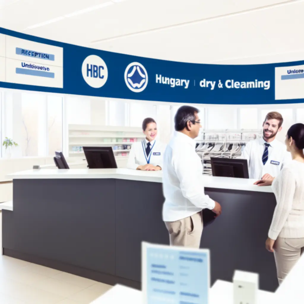 DryCleanService ügyfélszolgálati csapat mosolygós munkatársai telefonos és online támogatást nyújtanak.